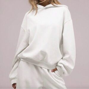 Aritzia white hoodie